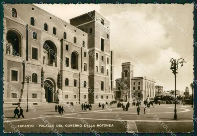 Taranto Città Palazzo del Governo Foto FG cartolina ZK1195