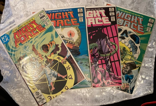Night Force #2, #3, #4 #6 Dc Comics 1982 Lot