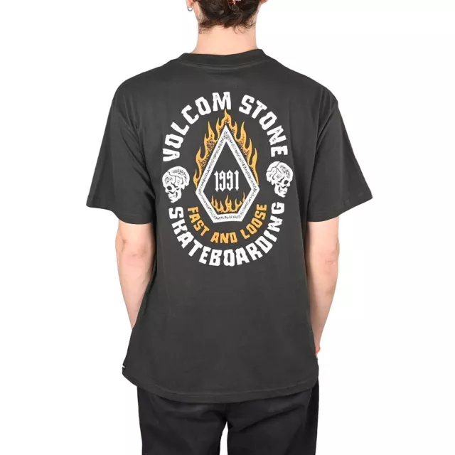 Volcom Skate Vitals Fast N Loose S/S T-Shirt - Ssarcelleth