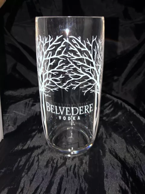 Belvedere Vodka Acrylic Glass Individually Boxed Pub/Bar Mancave Collectable 