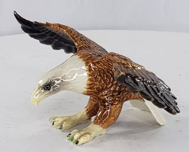 Northern Rose Bald Eagle Miniature Figurine Bird Patriotic