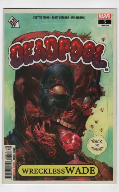 Deadpool #5 Garbage Pail Kids GPK Homage Variant Nic Klein Marvel Comic 2018