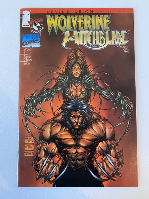 Wolverine Witchblade #1, 1997 Marvel & Top Cow Comics, Michael Turner