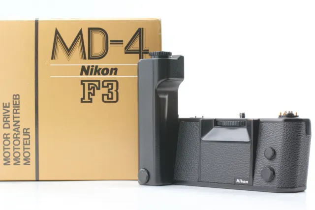 [Casi como nuevo] bobinador de accionamiento de motor Nikon MD-4 para cámara fotográfica Nikon F3 T de JAPÓN