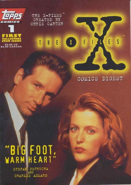 X-Files Comics Digest, The #1A VF; Topps | we combine shipping
