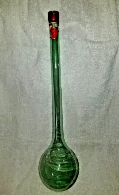 Vintage Ruffino Italian Chianti Classico Wine Bottle 19 inches tall.  Rare!!!
