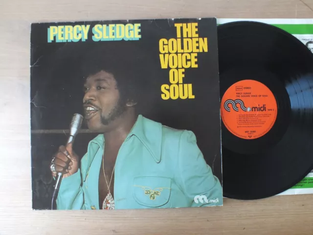 Percy Sledge – The Golden Voice Of Soul   GERMANY  LP  Vinyl  mint-