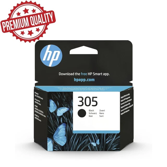 ✅Cartuccia Originale Hp, 305 Inchiostro Nero