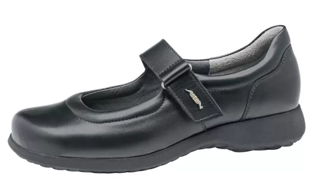 ABEBA Berufsschuhe Service Damenschuhe Serviceschuhe schwarz 3030 Gastroschuhe