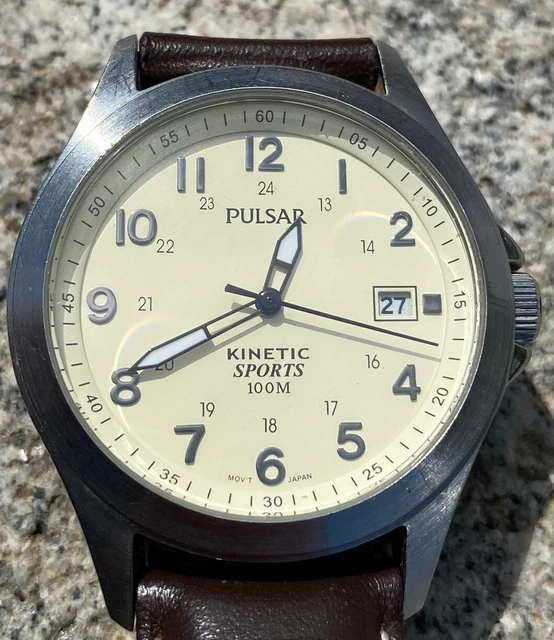 Pulsar kinetic sale mens watch