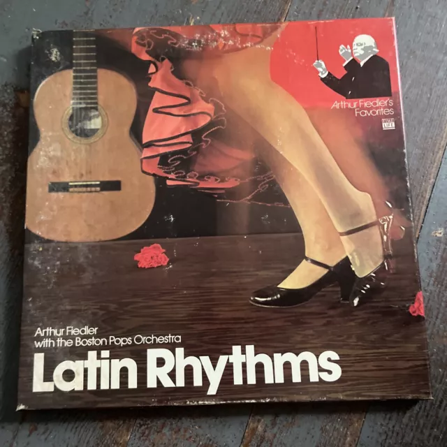 3 LP Box Set Latin Rhythm Arthur Fiedler Boston Pops Orchestra Time Life