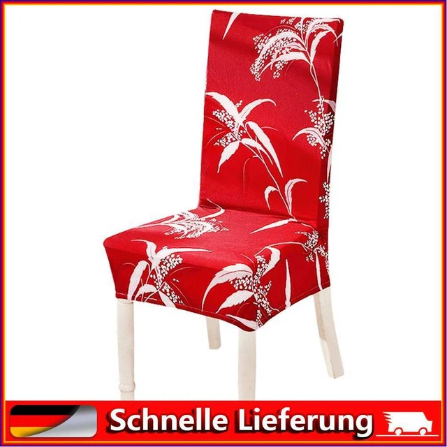 Fundas elásticas para silla de asiento rojo lavanda estilo banquete fiesta decoración del hogar