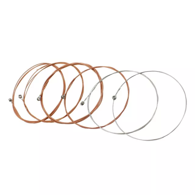 6x Acoustic Guitar Strings Set Metal Replacement Accessories For Beginners|