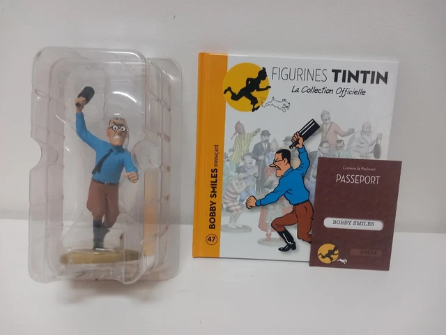 Figurine Bobby Smiles – Tintin – Moulinsart – Collection Officielle (n°47)