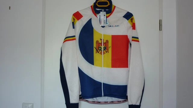Maillot Cyclisme Hiver SOULLIMIT - Demi-saison - XL - 100% Polyester - Made In Italy