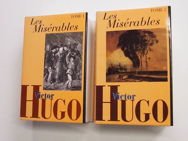 Les Misérables De Victor Hugo – 2 Tomes – Éditions France Loisirs – Bon état