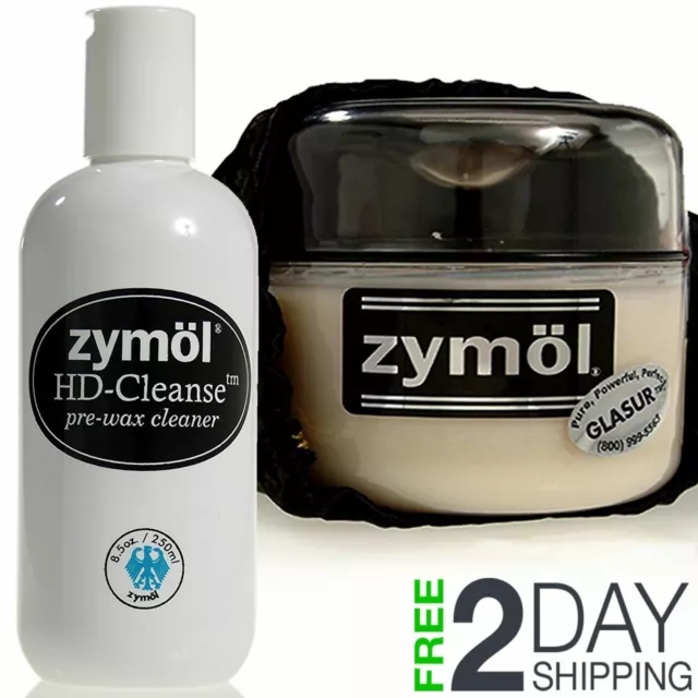 Zymol Glasur Glaze & HD Cleanse Pre-Wax Cleaner Combo Kit