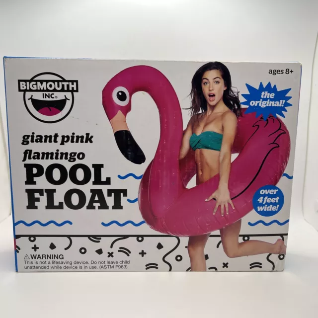 Giant Pink Flamingo Pool Float by Bigmouth Inc Over 4 Feet Wide New