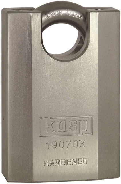 C.K 190 K19070XD Lucchetto Alta Sicurezza 70 mm, Argento/Grigio, Catena Chiusa