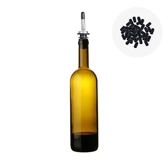 100 Pcs Verseur De Vin Décoratif Bouchon Anti-poussière Verseur De Vin Bouteille