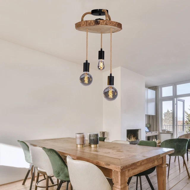 Plafonnier Vésuve 3 branches Bicolore - CVL luminaires | Comptoir des Lustres