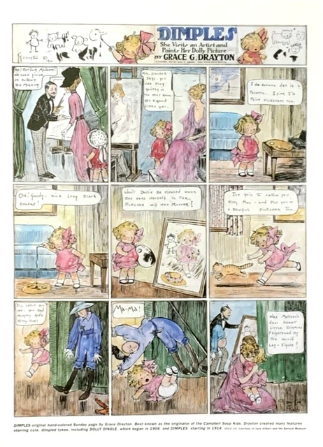 Two Dimples Cartoon EDITORIAL CARTOON DIMPLES + Old Doc Yak Anthropomorphic Goat 1913-1914 ...