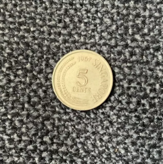 5 Cent 1967 Singapur (Cents) KM# 2 (A)