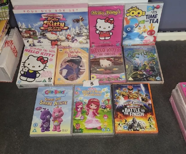 Toddlers Girls Dvd Bundle Job Lot X14 Brand New Dvds Job Lot 5