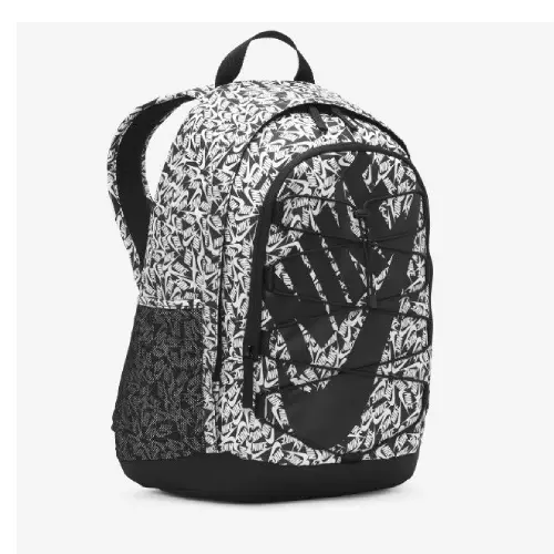 New Nike Hayward All-Over Print Backpack Black/White FD4315-010 MSRP:$62.00