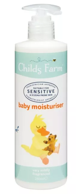 Childs Farm Baby Moisturiser Mildly fragranced sensitive skin 250ml