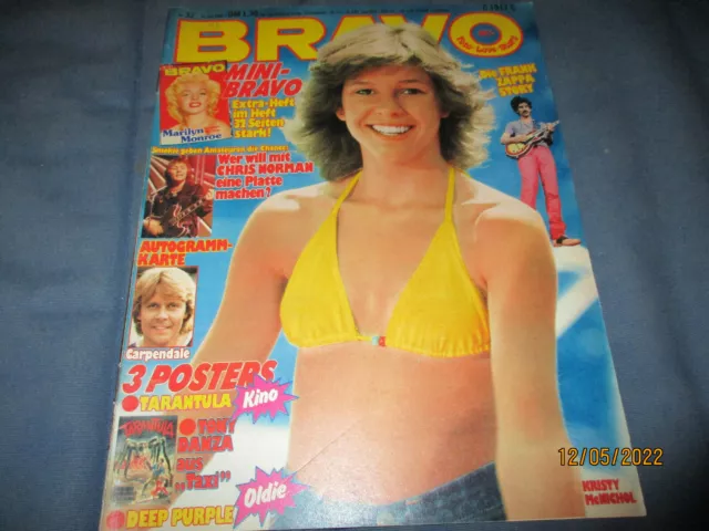 Bravo 31.7.1980 32/80 mit Deep Purple Poster Heft komplett
