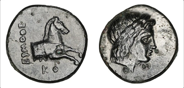 Kolophon KOLOPHON, IONIA AE14 Ancient Greek Bronze Coin 320-294BC 2.2g 14mm ...