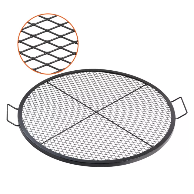 VEVOR 36 INCH Round Cooking Grate Fire Pit Grill Grate X-Marks Heavy ...