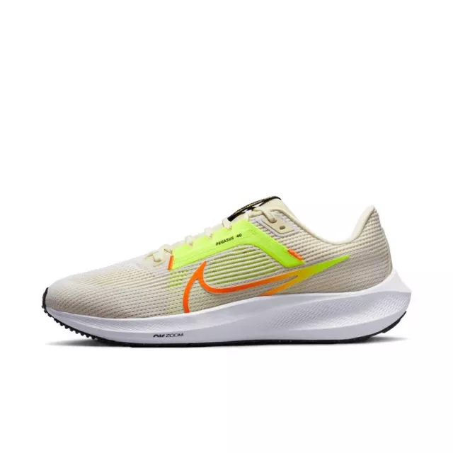 Nike Air Zoom Pegasus 40 White Running Shoes Mens Size Us9-11 Fly Vaporfly Tempo