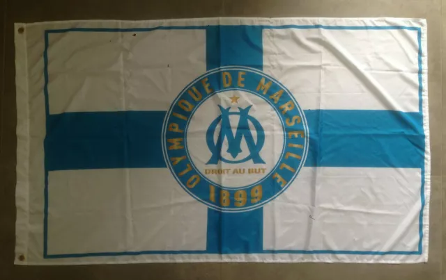 GRAND DRAPEAU OM Marseille Echarpe Fanion Maillot Ultras CU 84 Supporters  EUR 12,90 - PicClick FR