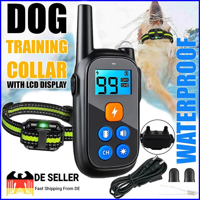 1000M Electroschoque Electrospectivo Pet Dog Entrenamiento Collar Electrónico Anti Barca Obediencia Golpe Eléctrico