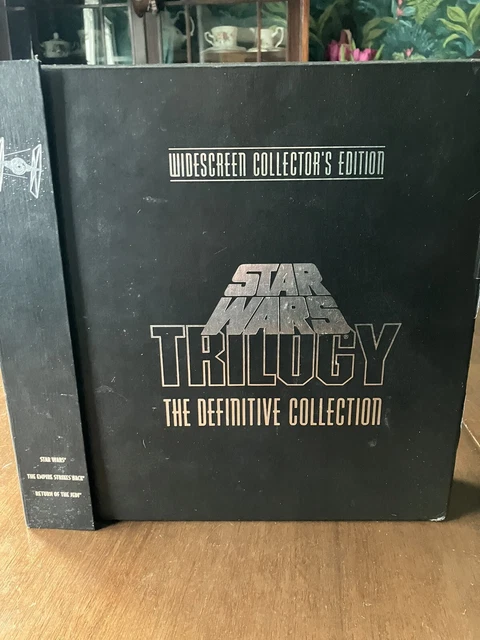 STAR WARS TRILOGY - Definitive Collection - Widescreen Laserdisc Set £ ...