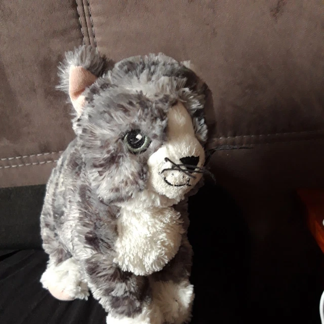 🐱🐱🐱 Doudou Peluche Ikea Chat Lilleplutt Gris Blanc Rose