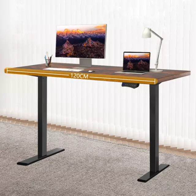 2024 Electric Standing Desk Height Adjustable Motorised Sit Stand Table Riser