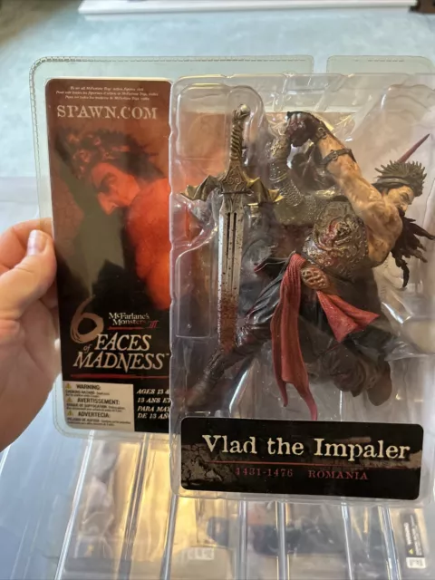 Mcfarlane Toys Vlad The Impaler Monsters 7” Action Figure 6 Faces Of