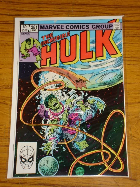 Incredible Hulk #281 Vol1 Marvel Comics March 1983