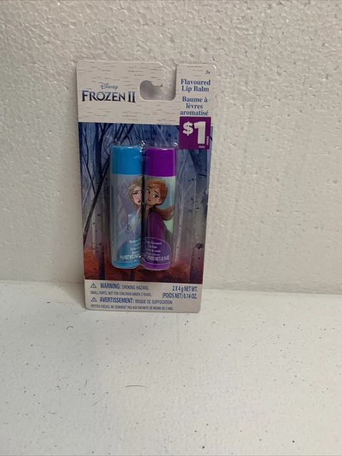 Disney Frozen II Lip Balm Set Grape Blackberry Flavor  NEW
