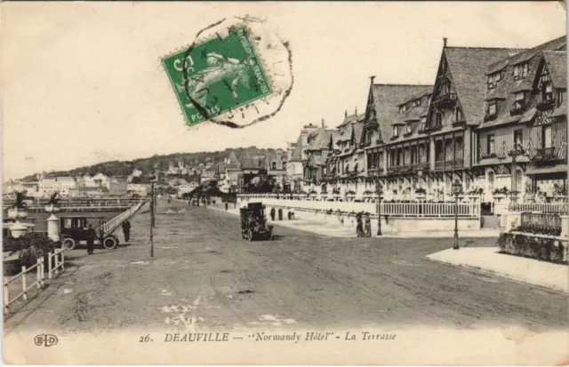 CPA DEAUVILLE Normandy Hotel - La Terrasse (1225233)