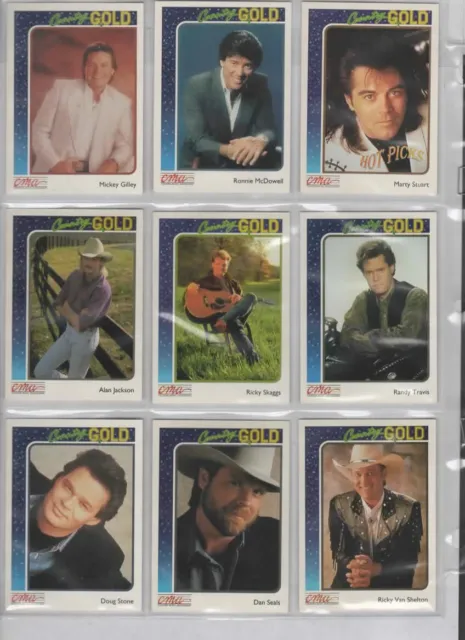 1992 COUNTRY GOLD Trading Card Singles NEW UNCIRCULATED Your Choice Hi-Quality
