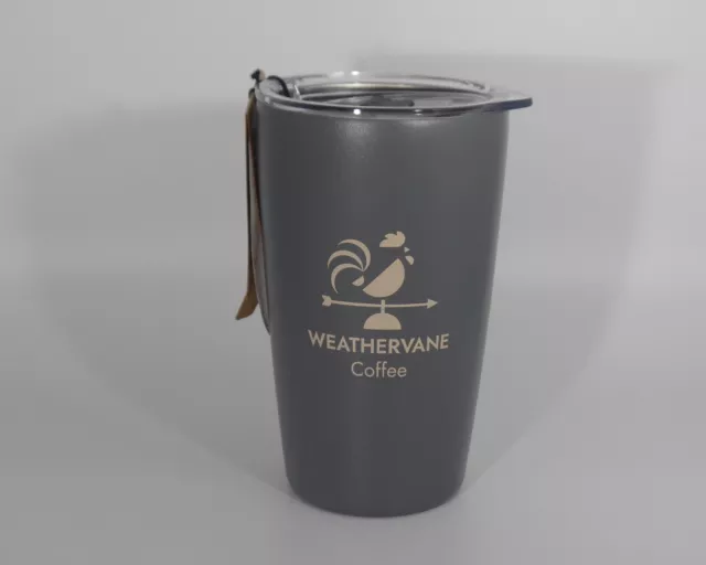 New MiiR 12oz Tumbler Mug Double Wall Vacuum Insulated, custom logo, grey