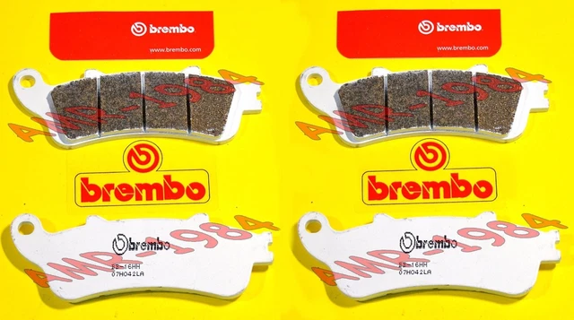 Plaquettes De Frein Brembo Rouges Pour Honda Deauville 650 2002-2006 - Réf 07HO42.SA Neuves