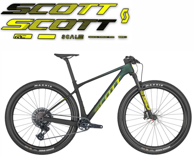 Adhésifs Cadre SCOTT Scale 940 2015 – Motif Carbone, Pour Personnaliser Ton VTT !