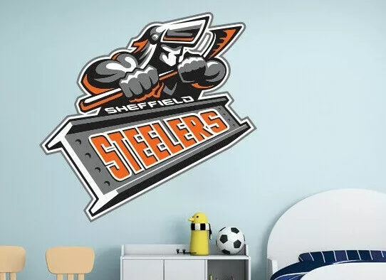 Sheffield Steelers Eishockey bedruckter Wandaufkleber