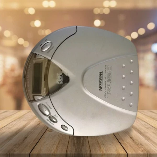 Watson CD7501 tragbarer CD Player Discman Retro Vintage KULT