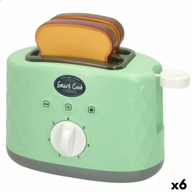 Spielzeug-Toaster Colorbaby Sound 18 x 11,5 x 9,5 cm [6 Stück]